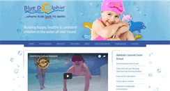 Desktop Screenshot of bluedolphinswim.com.au